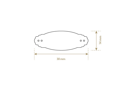 Etikety z umelej kože Model EP-M102
