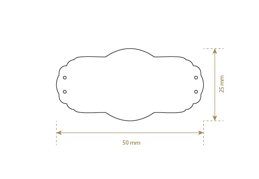 Etikety z umelej kože Model EP-M105