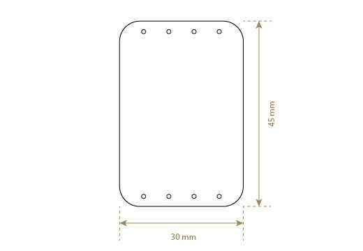 Etikety z umelej kože Model EP-M106