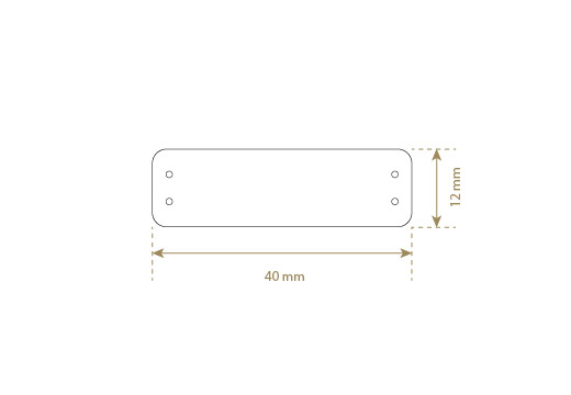 Etikety z umelej kože Model EP-M108