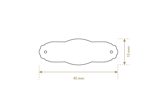 Etikety z umelej kože Model EP-M115