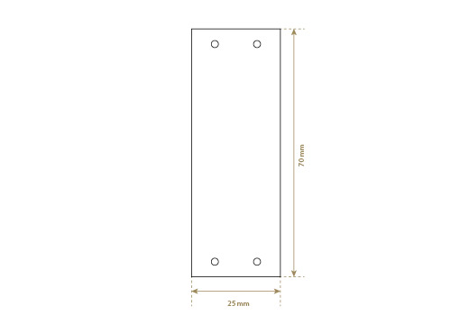 Etikety z umelej kože Model EP-M119
