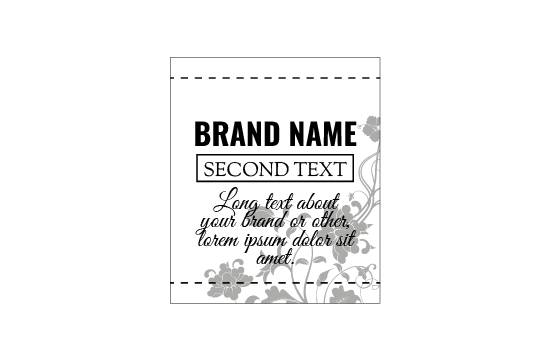 Etikety z umelej kože Model EP-M141