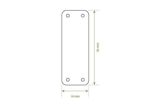 Etikety z umelej kože Model EP-M159