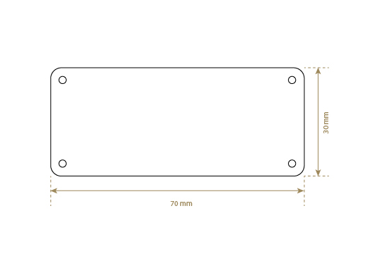Etikety z umelej kože Model EP-M164
