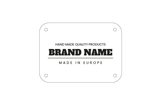 Etikety z pravej kože Model EP-M23