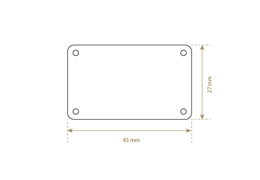 Etikety z pravej kože Model EP-M32