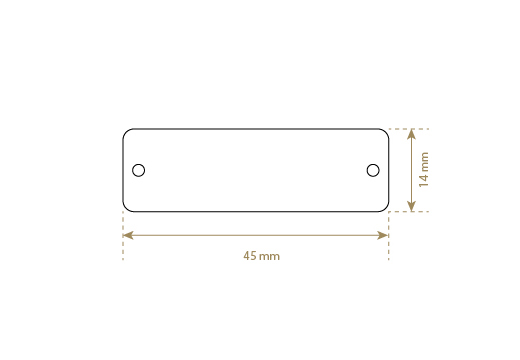 Etikety z pravej kože Model EP-M62