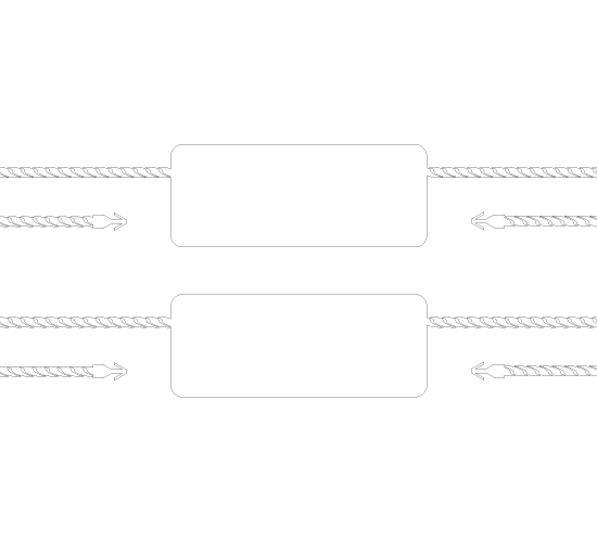 Plastové bezpečnostné plomby Model ST-M132