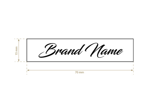 Textilné etikety našívacie Basic Style Model TL-M1
