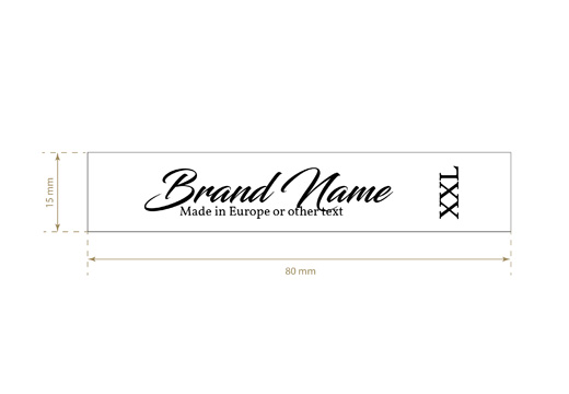 Textilné etikety našívacie Smart Style Model TL-M21