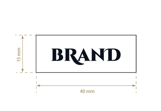 Textilné etikety našívacie Short Style Model TL-M5