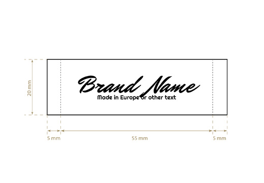 Tkané štítky Stylish Style Model WL-M11