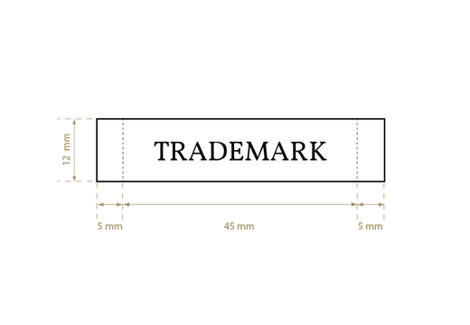 Tkané štítky Model WL-M16