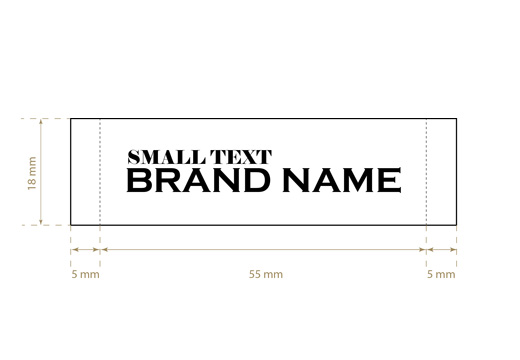 Tkané štítky Regular Style Model WL-M18