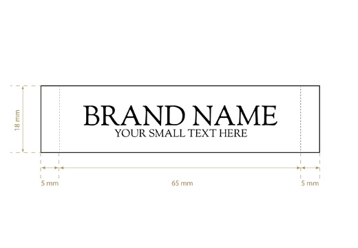 Tkané štítky Prim Style Model WL-M25