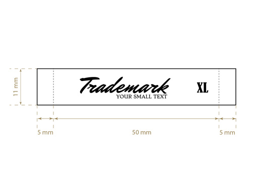 Tkané štítky Common Style Model WL-M27