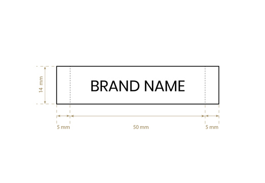 Tkané štítky Model WL-M42