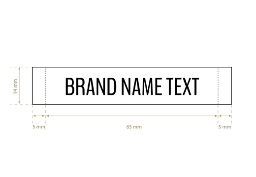 Tkané štítky Standard Style Model WL-M5