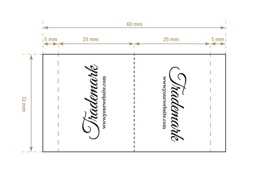 Tkané štítky Intense Style Model WL-M53