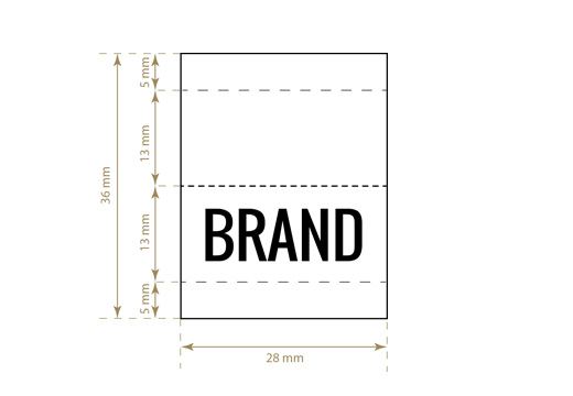 Tkané štítky Small Style Model WL-M54