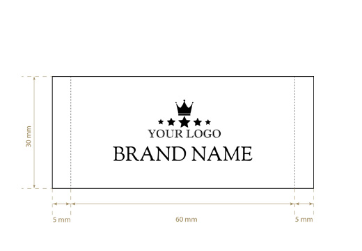 Tkané štítky Graceful Style Model WL-M76