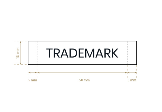 Tkané štítky Model WL-M79