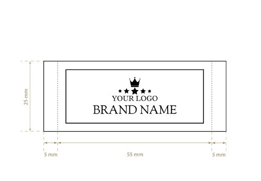 Tkané štítky Frank Style Model WL-M90