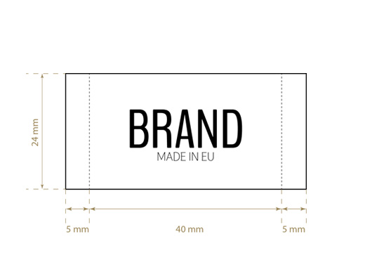 Tkané štítky Remarkable Style Model WL-M95