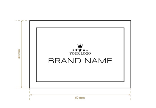 Tkané štítky Modern Style Model WL-M98